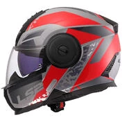 Modular Motorcycle Мотошлем P/J LS2 FF902 SCOPE II OXYD Grey Red