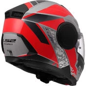Modular Motorcycle Мотошлем P/J LS2 FF902 SCOPE II OXYD Grey Red