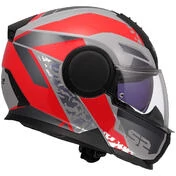 Modular Motorcycle Мотошлем P/J LS2 FF902 SCOPE II OXYD Grey Red