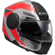 Modular Motorcycle Мотошлем P/J LS2 FF902 SCOPE II OXYD Grey Red