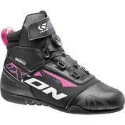 Ixon RANKER WP LADY Women's Sport Motorcycle мотоботы Black White Fuchsia