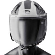 Gms Vectus Graphic Jet Motorcycle Мотошлем Black White
