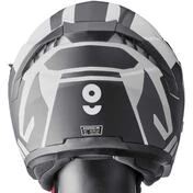 Gms Vectus Graphic Jet Motorcycle Мотошлем Black White