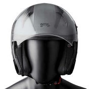 Gms Vectus Matt Titanium Jet Motorcycle Мотошлем