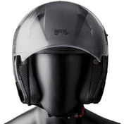 Gms Vectus Jet Motorcycle Мотошлем Matt Black