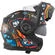 BHR 836 Flip Up ZOMBIE Modular Motorcycle Мотошлем Black
