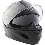 BHR 836 Flip Up Modular Motorcycle Мотошлем White Black Metallic