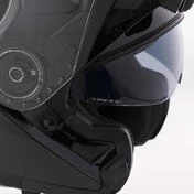BHR 836 Flip Up Modular Motorcycle Мотошлем White Black Metallic