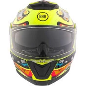 Modular Motorcycle Мотошлем BHR 836 Flip Up ZOMBIE Yellow