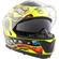 Modular Motorcycle Мотошлем BHR 836 Flip Up ZOMBIE Yellow