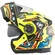 Modular Motorcycle Мотошлем BHR 836 Flip Up ZOMBIE Yellow