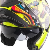 Modular Motorcycle Мотошлем BHR 836 Flip Up ZOMBIE Yellow