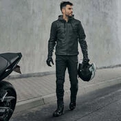Rebelhorn URBAN III WASHED Motorcycle Jeans Black L34
