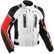 Motorcycle мотокуртка Fabric A-Pro Evo 4 Seasons Aerotech White / Red