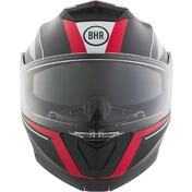 BHR 836 Flip Up COOL Modular Motorcycle Мотошлем Black Red White