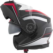 BHR 836 Flip Up COOL Modular Motorcycle Мотошлем Black Red White