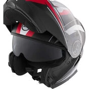 BHR 836 Flip Up COOL Modular Motorcycle Мотошлем Black Red White