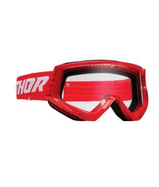 Мотоочки детские Thor Combat Racer Red/White прозрачные