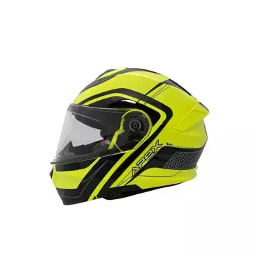 Apex Mi100 Porto Мотошлем Black Yellow Желтый
