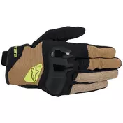Alpinestars CHROME V2 Textile Motorcycle мотоперчатки Dark Khaki Black