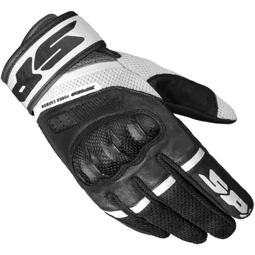 Spidi POWER CARBON Motorcycle мотоперчатки Black White