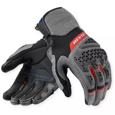 Motorcycle мотоперчатки Rev'it Sand 5 Grey Red