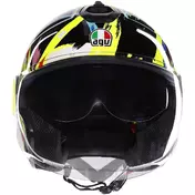 AGV ETERES ROSSI Motorcycle Jet Мотошлем WINTER TEST 2019