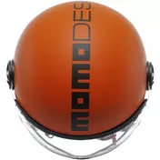 Momo Design FGTR CLASSIC Mono Jet Motorcycle Мотошлем Matt Orange Black