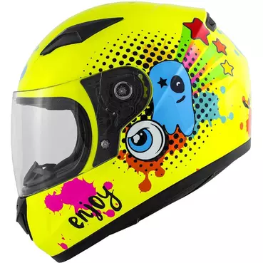 Integral Moto Мотошлем Kappa J04F Boom Yellow Shiny