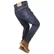Custom Harisson WAYNE Blue Casual Motorcycle Jeans