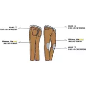 Jeans брюки Chino Moto Pmj SUNSET Cognac (AA)