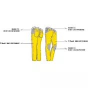 Women's Motorcycle Jeans PMJ Promo Jeans SARA Blue