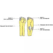 Jeans Motorcycle мотоштаны Pmj CRUISE Blue (AA)