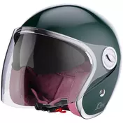 Stormer CLYDE Solid Jet Vintage Motorcycle Мотошлем Glossy English Green