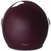 Stormer CLYDE Solid Burgundy Vintage Jet Motorcycle Мотошлем