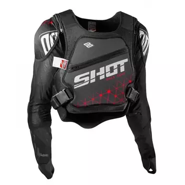 SHOT Ultralight long sleeve Protective Jacket Серо-черный