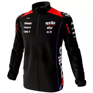 Casual Sweatshirt Ixon SW1 APRILIA 24 Black Red Neon