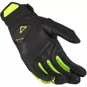 Macna Obtain leather motorcycle мотоперчатки Black fluo Yellow