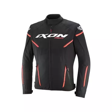 Ixon Striker 2 мотокуртка Black White Red Красный