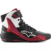 Alpinestars FASTER-4 Motorcycle мотоботы Black White Dark Red