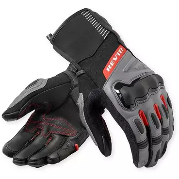 Motorcycle мотоперчатки Rev'it Sand 5 H2O Black Grey