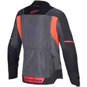 Alpinestars STELLA ST-2 AIR Women's Summer Motorcycle мотокуртка Dark Grey Fluorescent Grey Coral