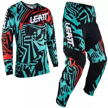 Leatt RIDE 3.5 Fuel Cross Enduro Jersey + мотоштаны Kit