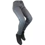 Harisson BONNIE Casual Custom Women's Motorcycle Jeans Grey