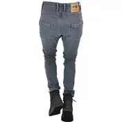 Harisson BONNIE Casual Custom Women's Motorcycle Jeans Grey