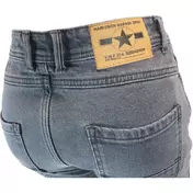Harisson BONNIE Casual Custom Women's Motorcycle Jeans Grey