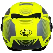 Jet One ALFA 2.0 Motorcycle Мотошлем Fluorescent Yellow Grey