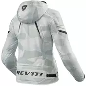 Women's Motorcycle мотокуртка In Rev'it FLARE 2 LADIES Camouflage Gray White Fabric