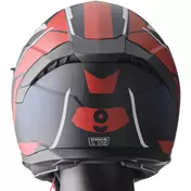 Gms Velox Graphic Full Face Motorcycle Мотошлем Matt Black Red White