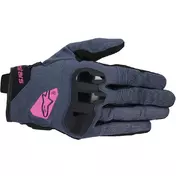 Alpinestars CHROME Women's Fabric Motorcycle мотоперчатки Asphalt Black Pink